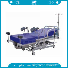 AG-C101A02 distinto cama de entrega de trabalho de hospital de aço inoxidável